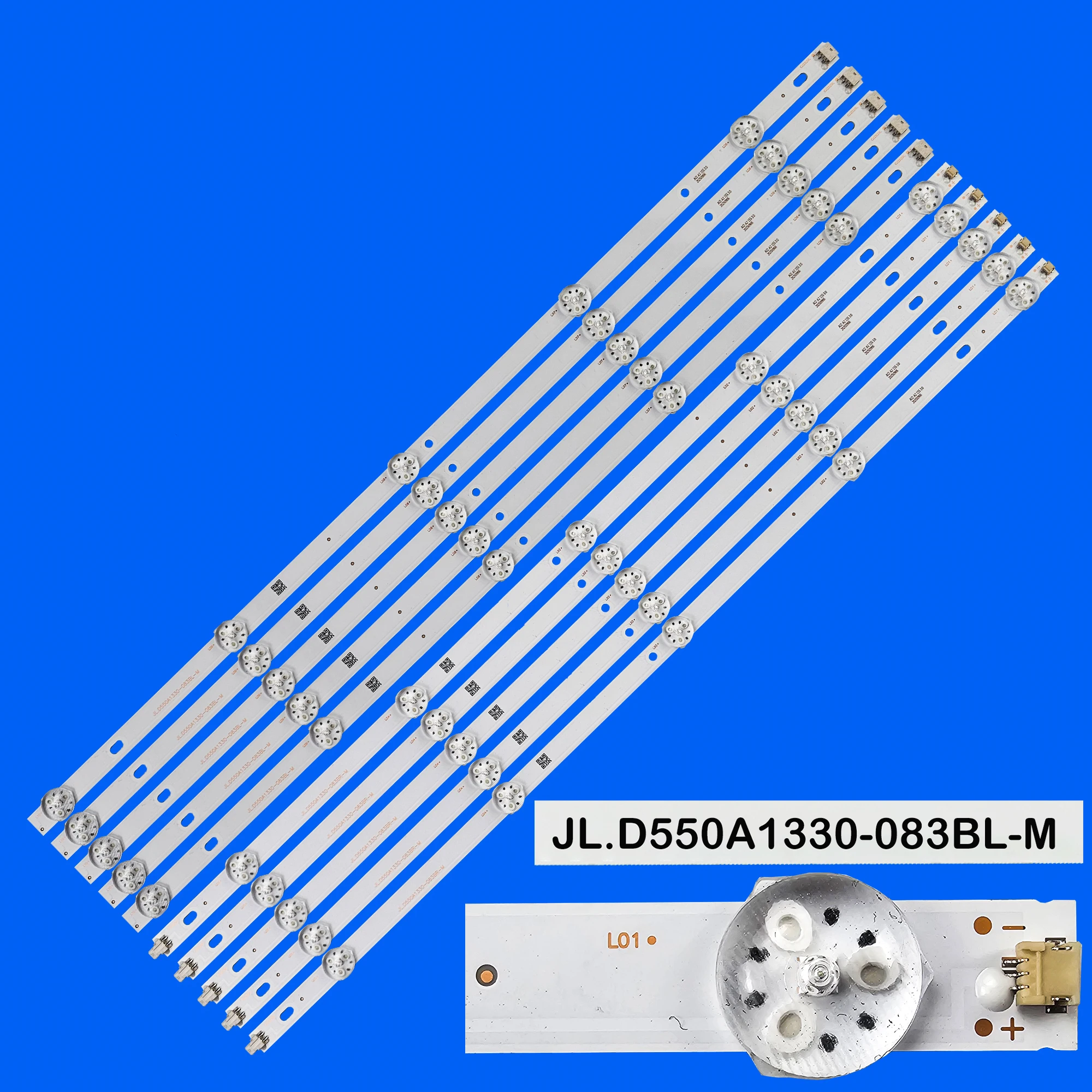 

LED Backlight strip for JL.D550A1330-083BR-M JL.D550A1330-083BL-M ZEN UN550 UHDTV Paletter