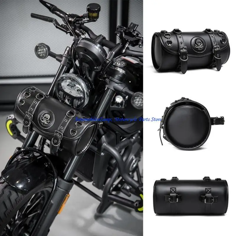 

H7BD Motorbike Saddlebag Tool Pouches Storage for Front Fork&Handlebar, Daily Commute