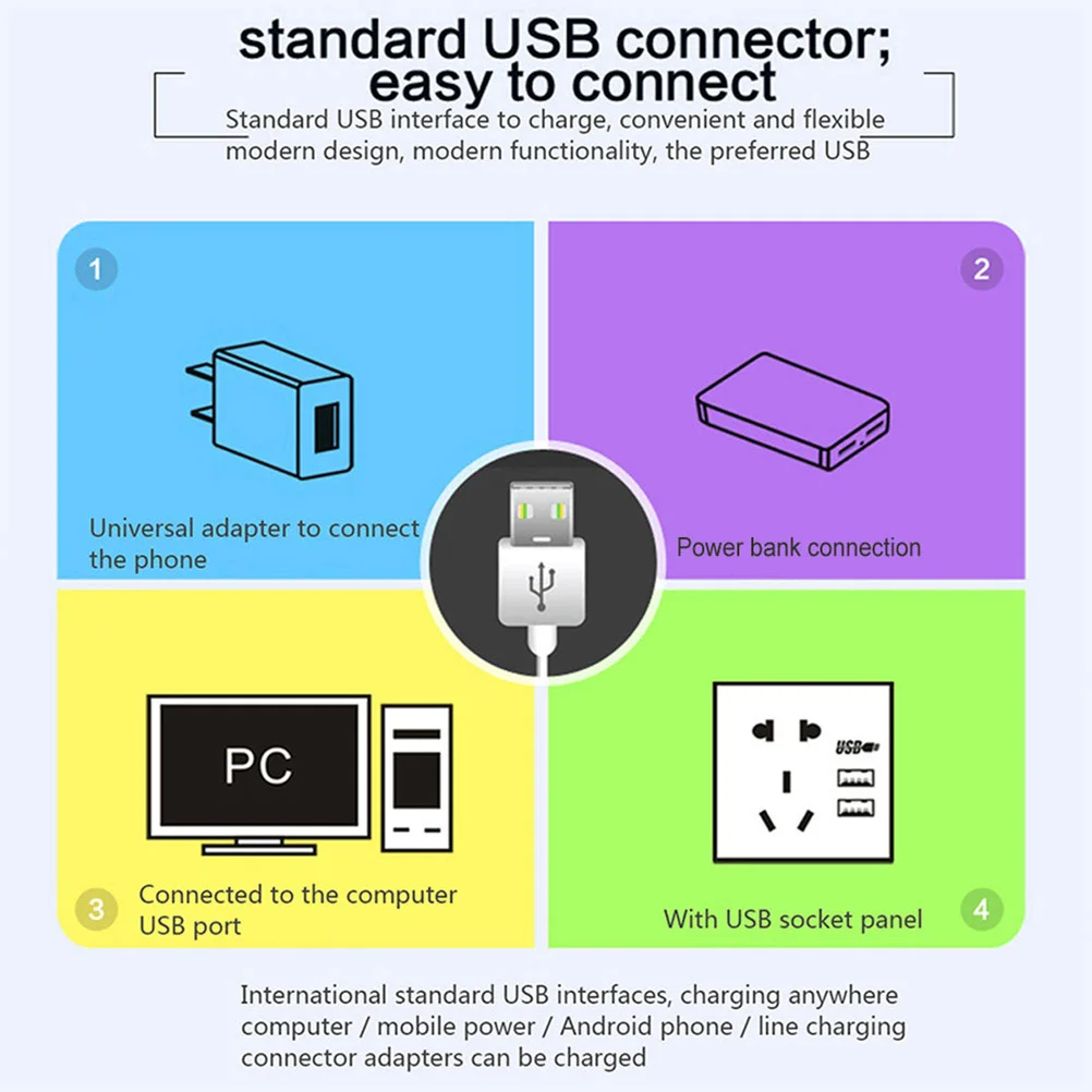 2 قطعة المحمولة Usb Led القراءة شرائط مصباح العين الرعاية مكتب لطاولة الحرف البيانو حامل الموسيقى ليلة الإضاءة مصباح صغير #4