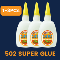 1-3pcs BIGLU 502 Super Glue Instant Quick-drying Cyanoacrylate Adhesive Leather Rubber Wood Metal Strong Bond Liquid Glue Tool