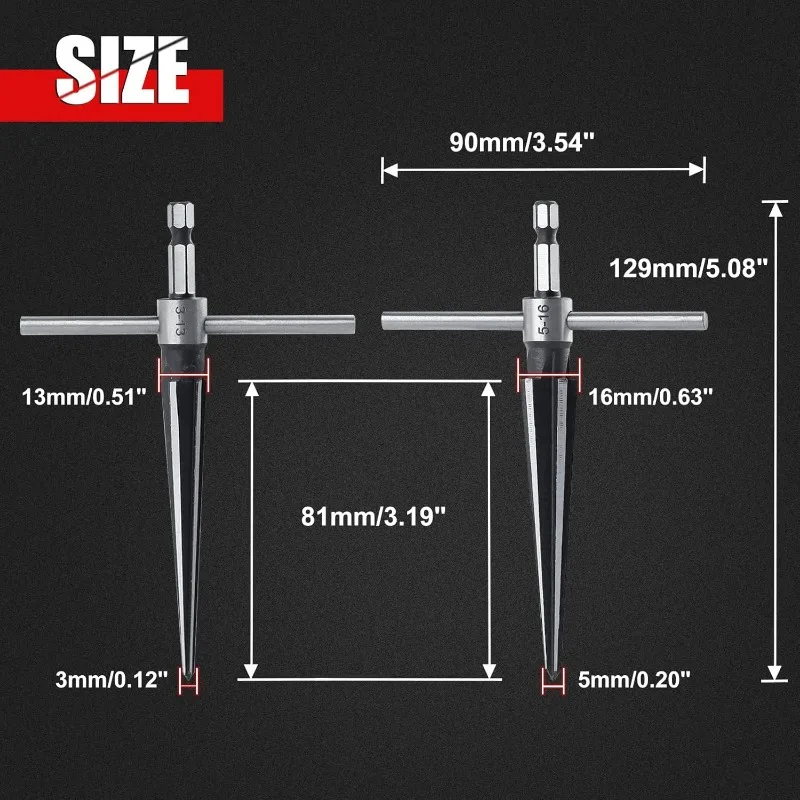 مخرطة تفتق للأعمال الخشبية ، مقبض على شكل T ، أداة مسك باليد ، مدببة ، لوح خشبي ، مثقاب كهربائي ، إزالة الأزيز ، أداة مقبض سداسية ، 3-13 ، 5-16