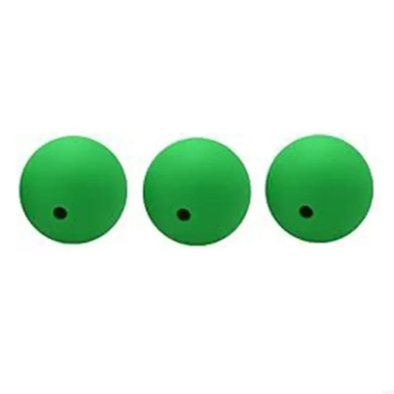 Perles silicone 60pcs Perles Noël 5 mm pour les clés fabriquant des perles silicone rond en vrac perles d'artisanat