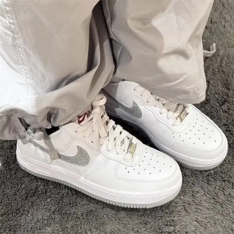 나이키 AIR FORCE 1 여성 신발 오리지널 운동화 새로운 패션 화이트 캐주얼 신발 보드 신발 HQ3461-191