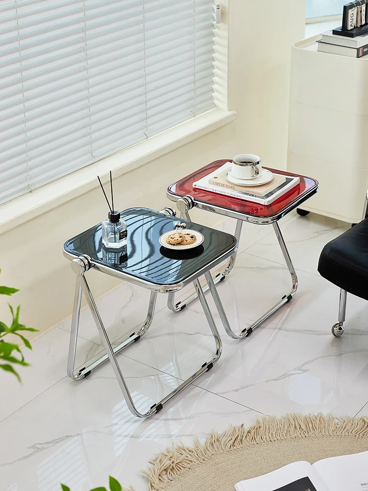 

Acrylic coffee table simple transparent table small apartment side table