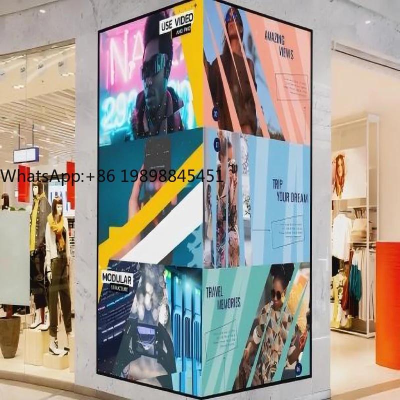 

High Quality 500x500mm Indoor LED Module SMD LED Video Wall Display Screen Factory Sale High Resolution LED Film Display