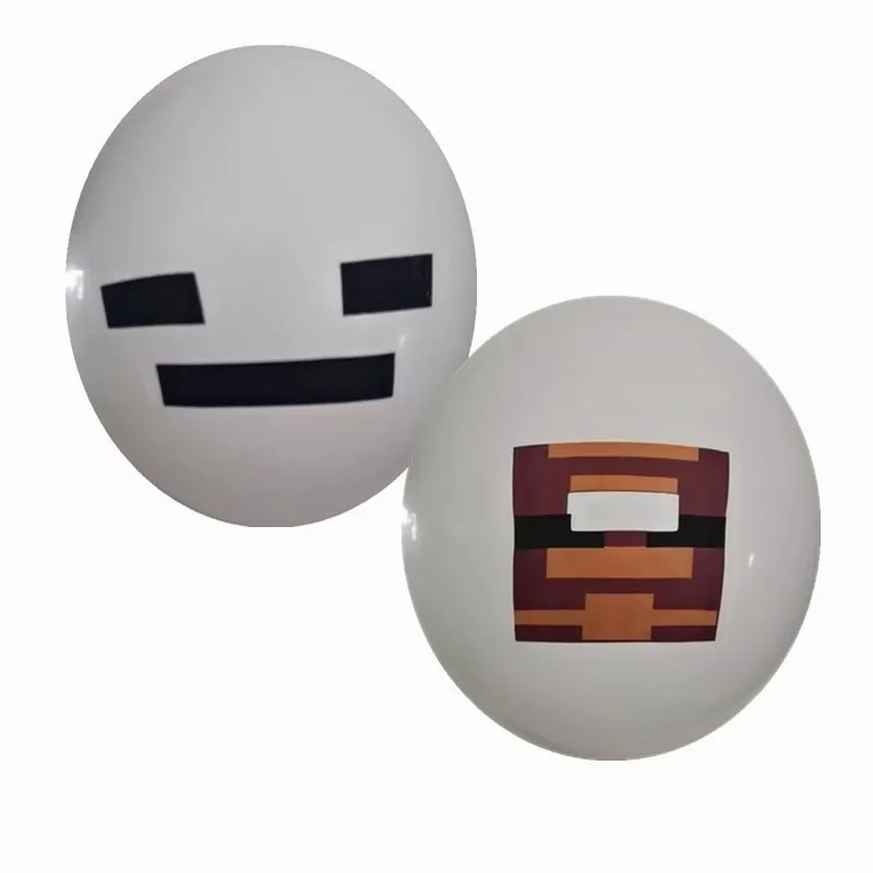 رائجة البيع 12 بوصة Minecraft بالونات اللاتكس 24 قطعة الكرتون MC كرات اللاتكس مجموعة عمل أرقام حفلة عيد ميلاد زينة اللعب