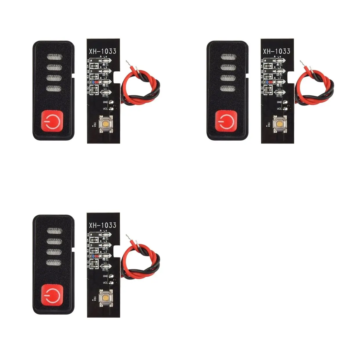 【NEW)N93R】 3 Set Electric Drill Battery Indicator LED Display for Makita 18V /21V Lithium Batteries 18650 Capacity Visual Tool