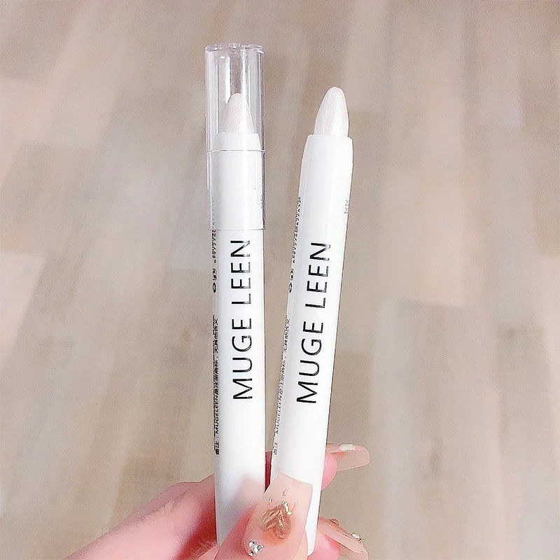 Pearl Matte White Eyeliner Pencil Eyes Head Brightening Flash Highlighter Eyeshadow Stick Waterproof Lying Silkworm Pen Cosmetic