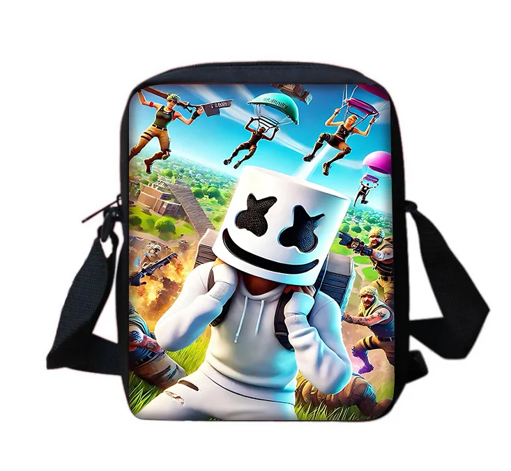 Hot Game Shooting Fortnites Boy Girls Printed Shoulder Messenger Bag Child Casual Handbag Men Women Phone Bag Shopping Bag