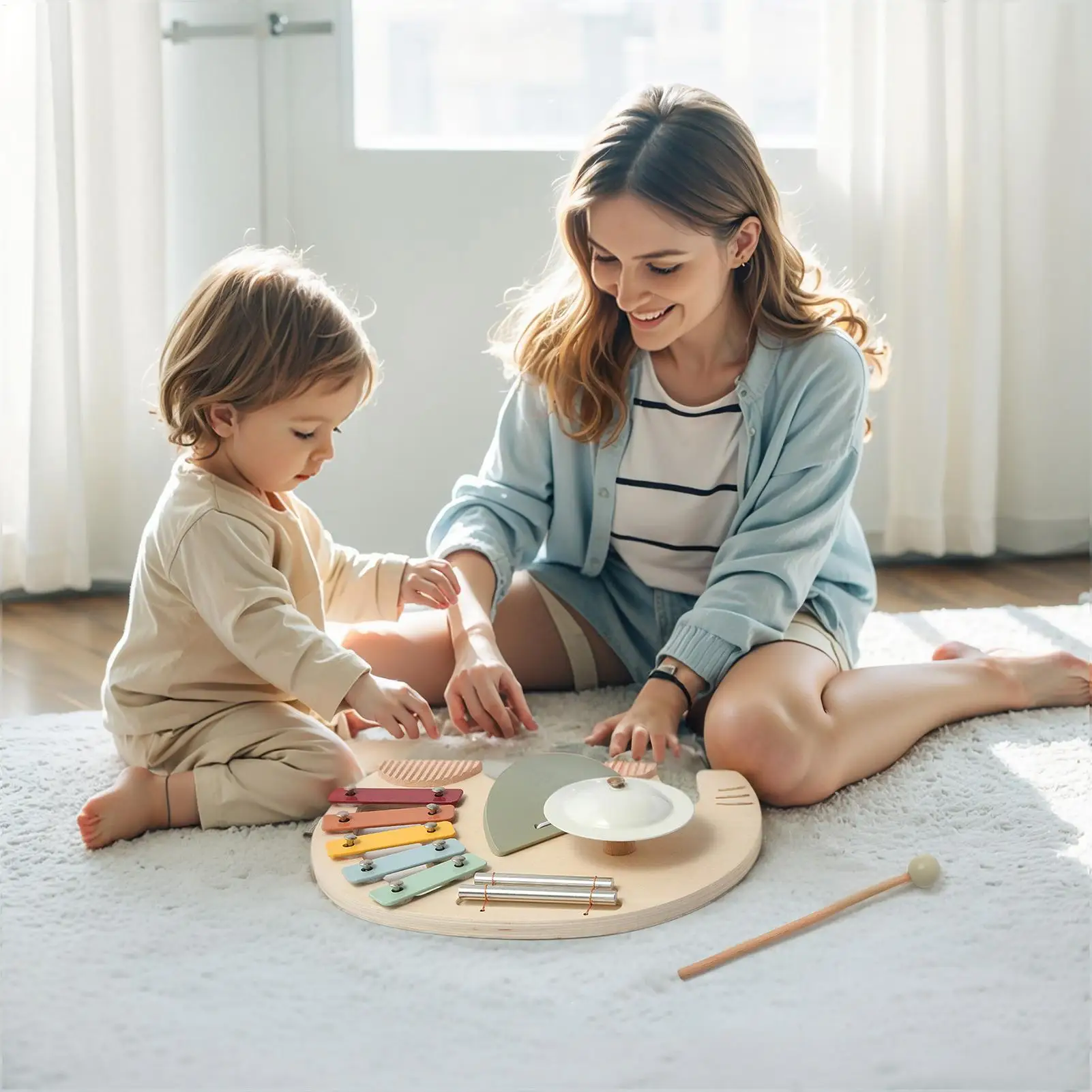 Musical Toys For Toddler Kids Elephant Musical Baby Toys Educational Xylophone Chime Developmental Percussion Instruments For