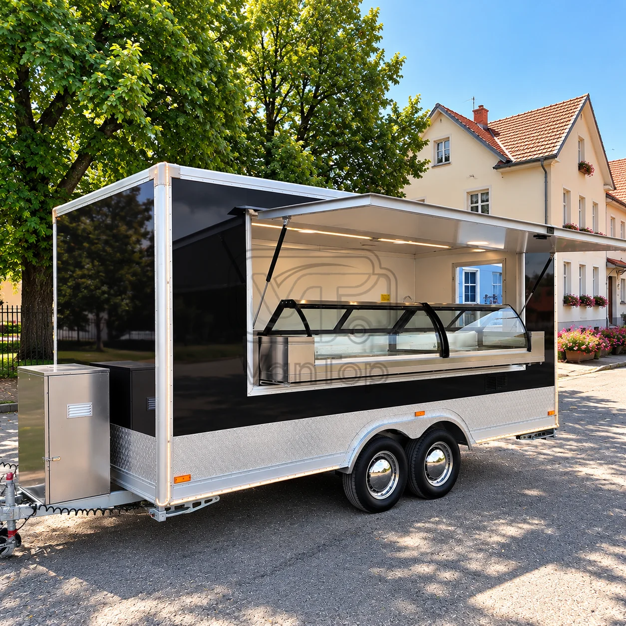 Vantop Food Trailer Mobile Food Truck Trailer Commercial Kitchen Concession Trailer for Sale USA Standard