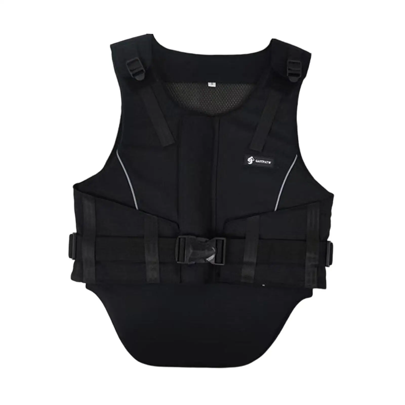 Protector Equestrian Vest Mesh Cloth Security Guard Waistcoat for Horse Riding Competition and Daily Equine Use