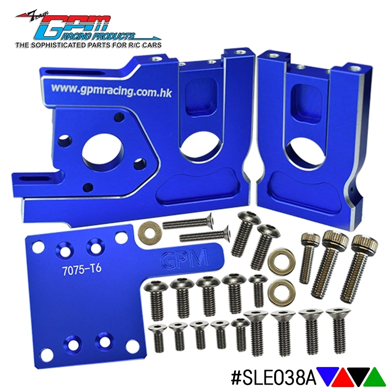 GPM Alloy 7075 Quick Release Motor Base For TRAXXAS 1/8 Sledge MONSTER TRUCK-95076-4