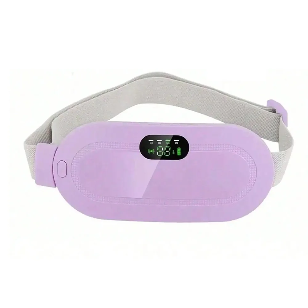 

3-уровневая умная менструальная грелка с температурой, 4-скоростной массажный светодиодный дисплей, электрический теплый поясной ремень, тихий, быстрый нагрев