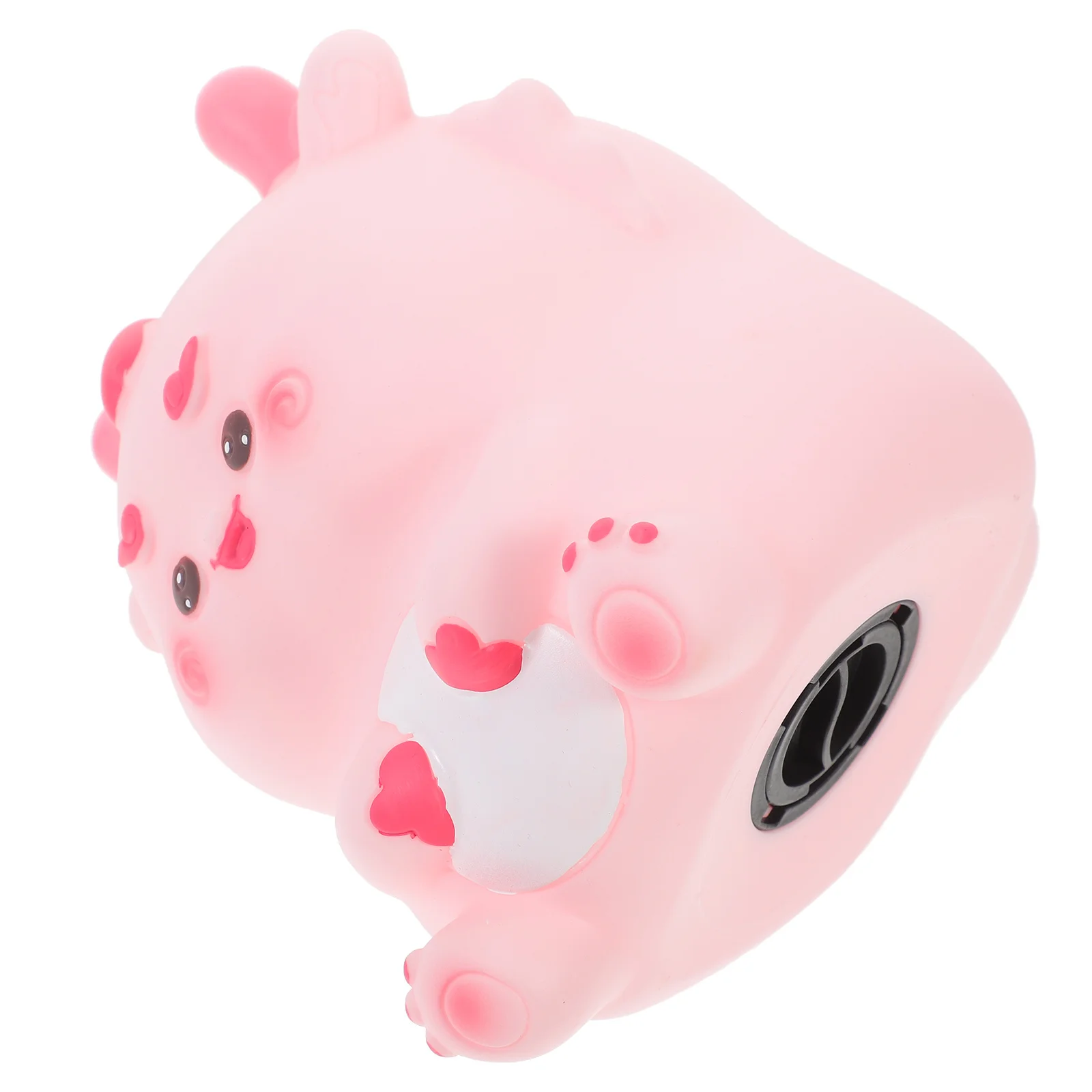 Vinyl Dragon Shaped Piggy Bank Cute Coin Bank for Kids with Flat Base Stable Desktop Placement Large Capacity Money Storage Pot