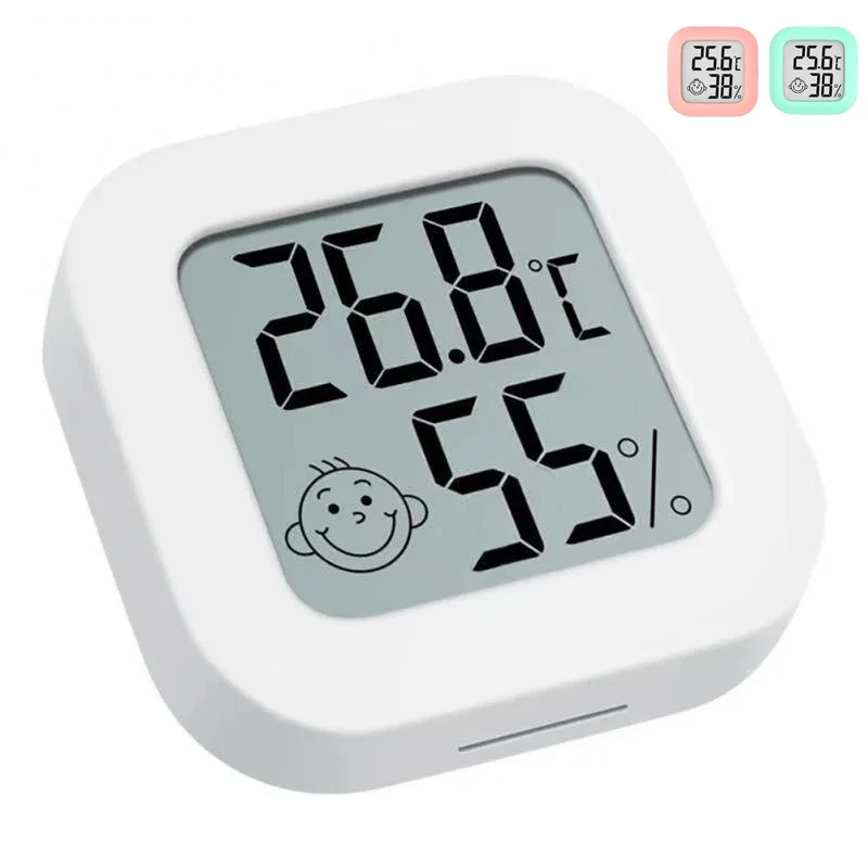 New LCD Digital Thermometer Hygrometer Indoor Room Electronic Temperature Humidity Meter Sensor Gauge Weather Station For Home