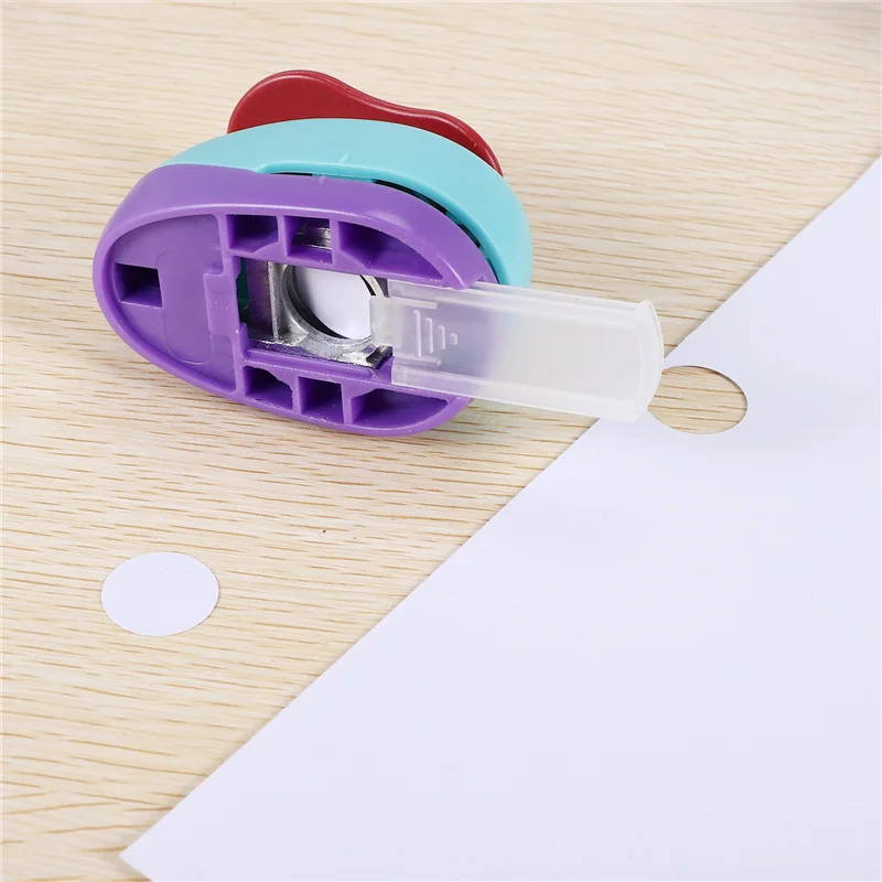 MAKE-Circle Paper Punch, 5 PCS Circle Punches สําหรับงานฝีมือกระดาษ, 5 ขนาด Circle Hole Punch, สีสุ่ม