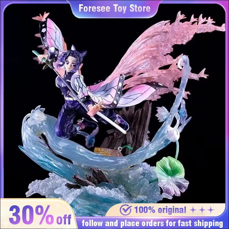 

31cm Demon Slayer Insect Pillar Kochou Shinobu Animation Peripherals Figure Ornament Model Festival Ornamen Gift Toy Collections