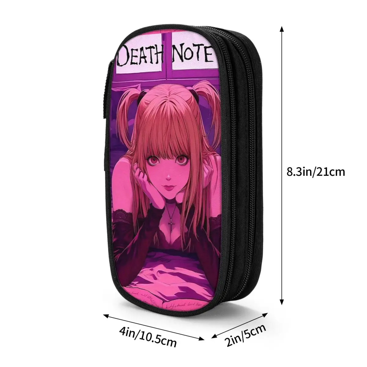 Deaths Notes Ryuk Anime Pencil Case for Boy Girl School Pen Box Pencil Bag Stationery Supplies Pen Holder Bag