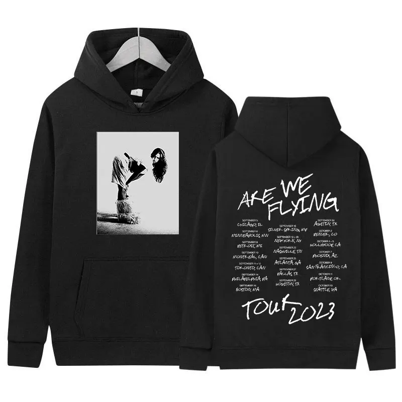 Singer Tate McRae 2023 Music Album Hoodie Men Women Retro Fashion Pullover Sweatshirt Casual Fleece Oversized Hoodies Streetwear