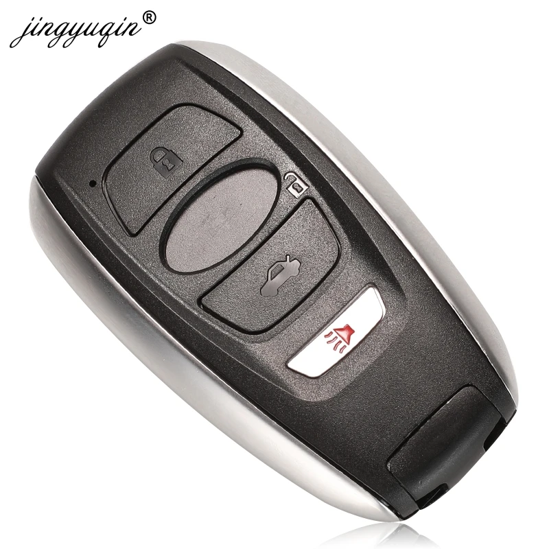 jingyuqin Remote Car Key Shell Case Fob For Subaru BRZ Legacy Impreza Forester WRX Outback XV Crosstrek Replacement Smart Cover