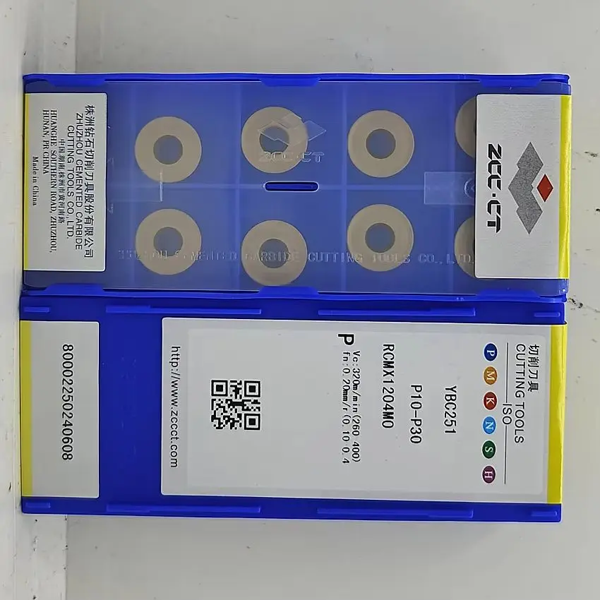 

RCMX0803MO YBC251 YBC252/RCMX1003MO YBC251 YBC252/RCMX1204MO YBC251 YBC252 ZCC.CT Твердосплавные пластины с ЧПУ, фрезерные инструменты