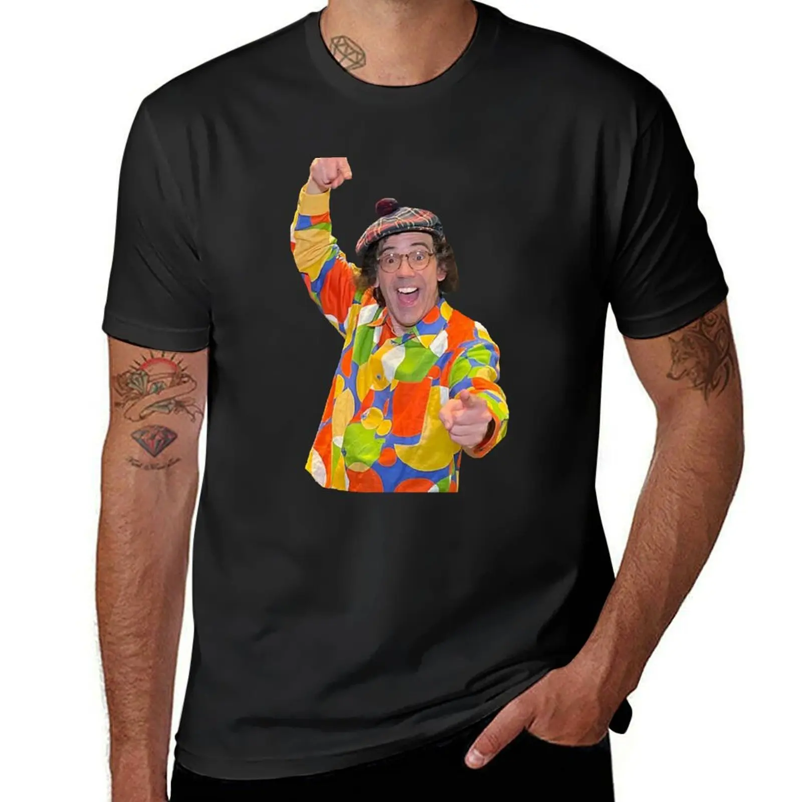 Nardwuar Human Serviette Cutout Excited Happy Interview Hip Hop Rap T-shirt vintage clothes sports fans men graphic t shirts