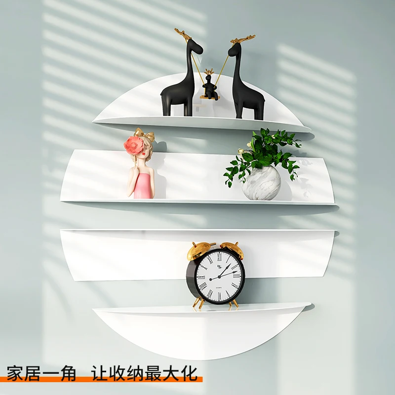 

Wall shelving, home decoration, porch, bathroom storage rack, living room, bedroom, creative display rack, wall mounted