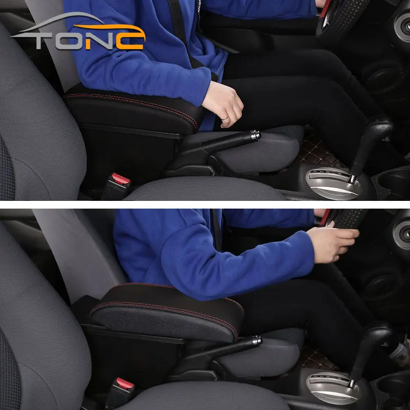 For Smart Fortwo Armrest For Mercedes New Smart 453 Fortwo Forfour Car Armrest box Retrofit parts Interior Storage Box 2015-2018