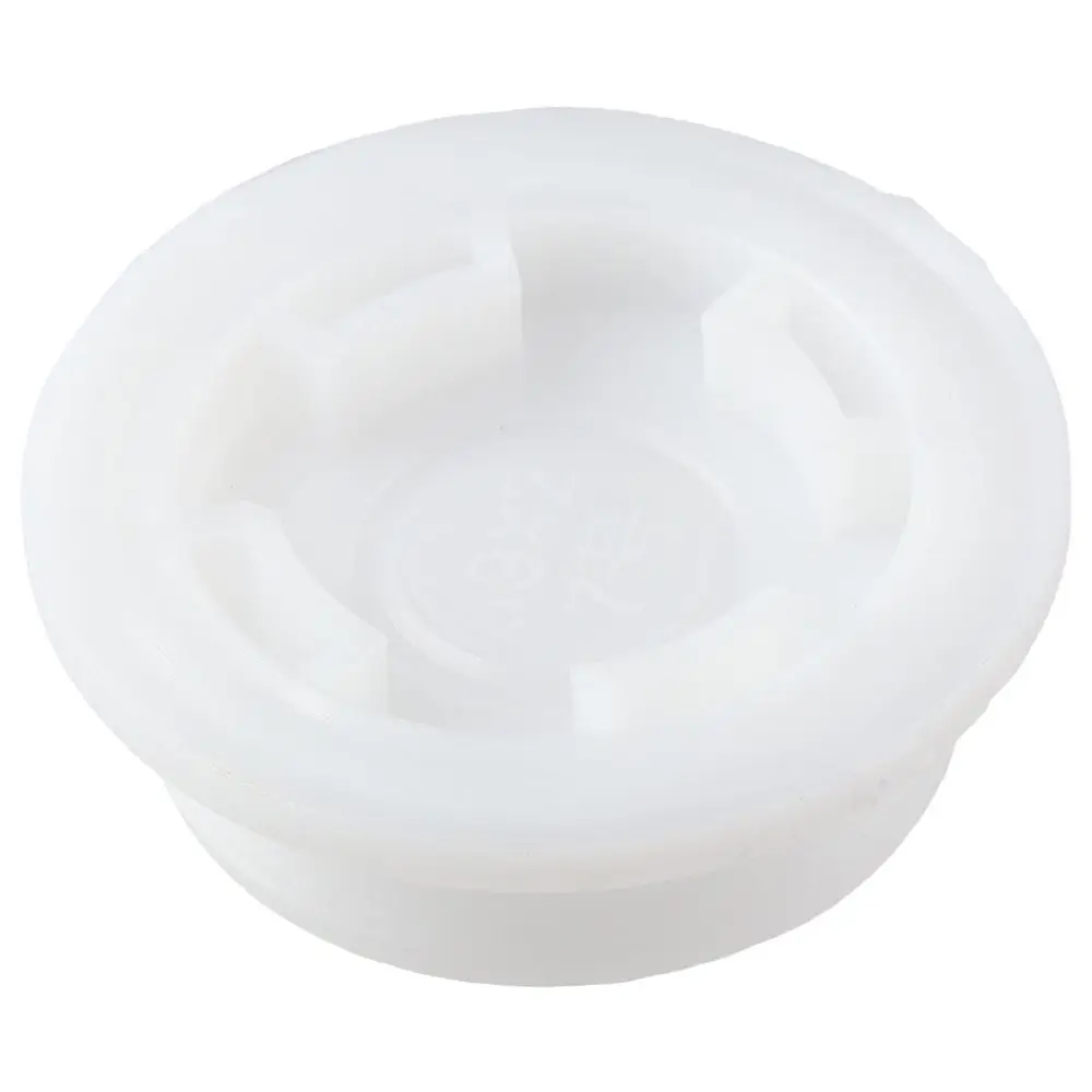 5PCS Poly Buttress Plastic Bung Caps Wodoodporne białe 2-calowe plastikowe wtyczki perkusyjne Poly Buttress Fine Thread