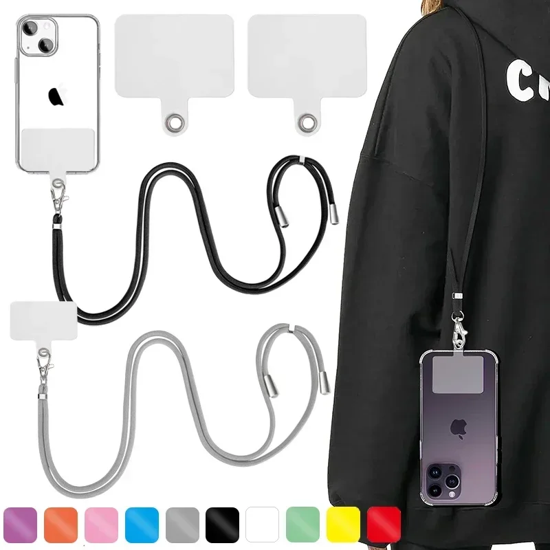 Smycz do telefonu komórkowego uniwersalna regulowana linka Crossbody wielofunkcyjna opaska na ramię do iPhone\'a
