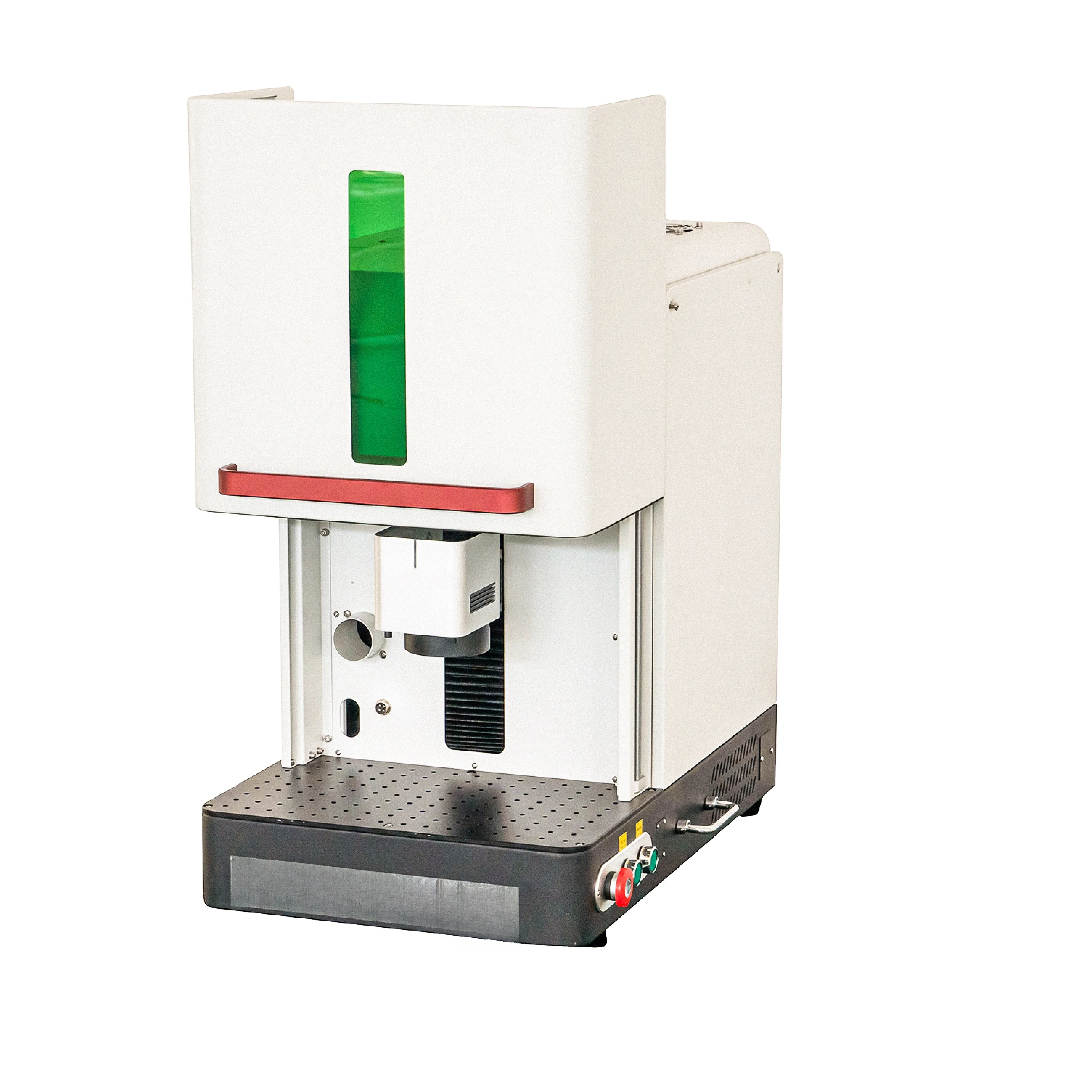 EZCAD 2 Series High Security Closed Fiber Marking Machine with Green Laser Visible Protective Window 20W/30W/50W (Optional)