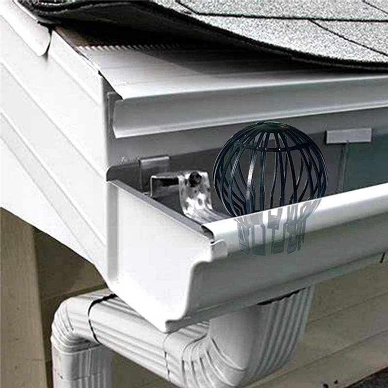 LJL-Roof Gutter Eaves Network Cable Floor Drain Drain Anti-Blocking Round Mesh Cover Downpipe Anti-Blocking Protection