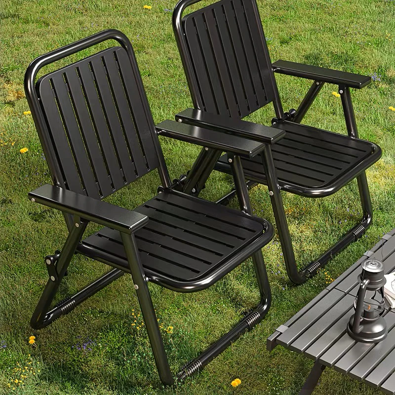 

Outdoor Folding Chair Picnic Portable Beach Chair Garden Leisure Balcony Waterproof Backrest Camping Silla De Playa Furniture