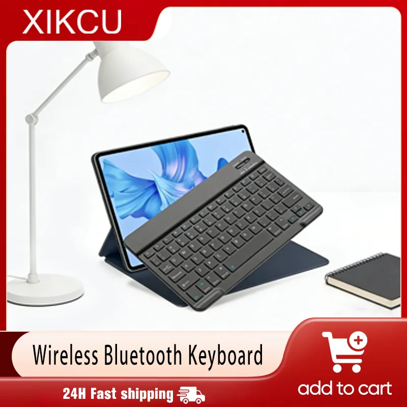

Bluetooth-клавиатура для iPad 10-го поколения, iPad Pro 13, 12, 11, 10, 9, 8, 7 дюймов, iPad Air 13, iPad 11-го поколения, iPad Mini, планшетов Samsung, Xiaomi