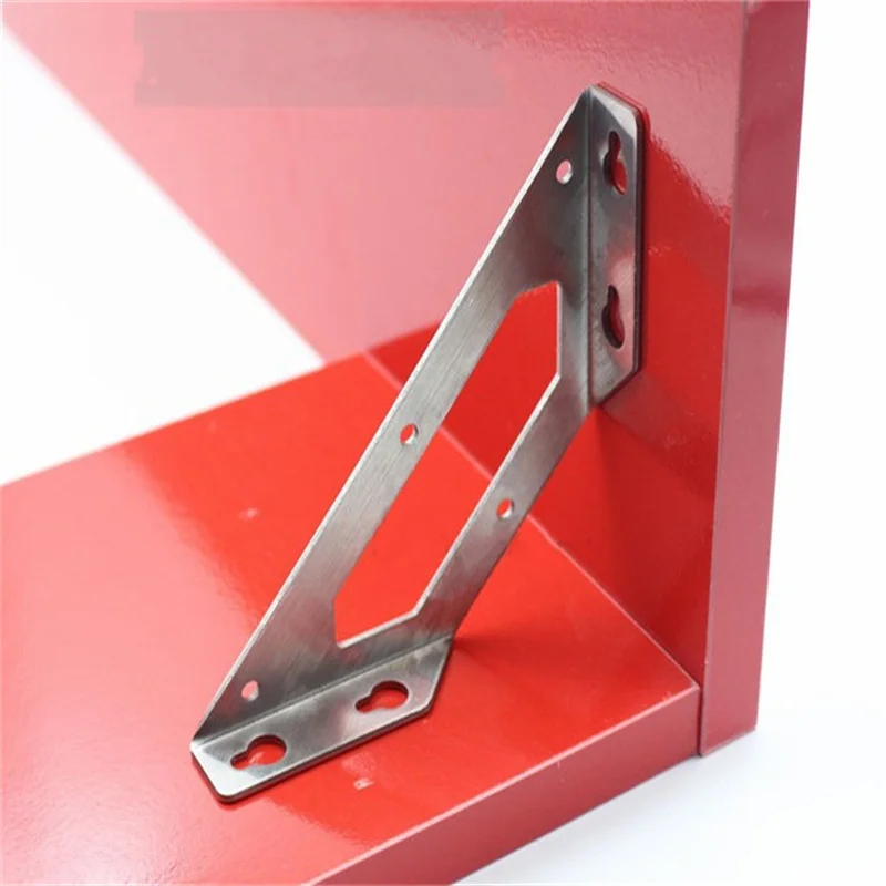 Right angle fixer triangle bed stainless steel corner code three sides fixed angle iron screws reinforce wall load-bearing