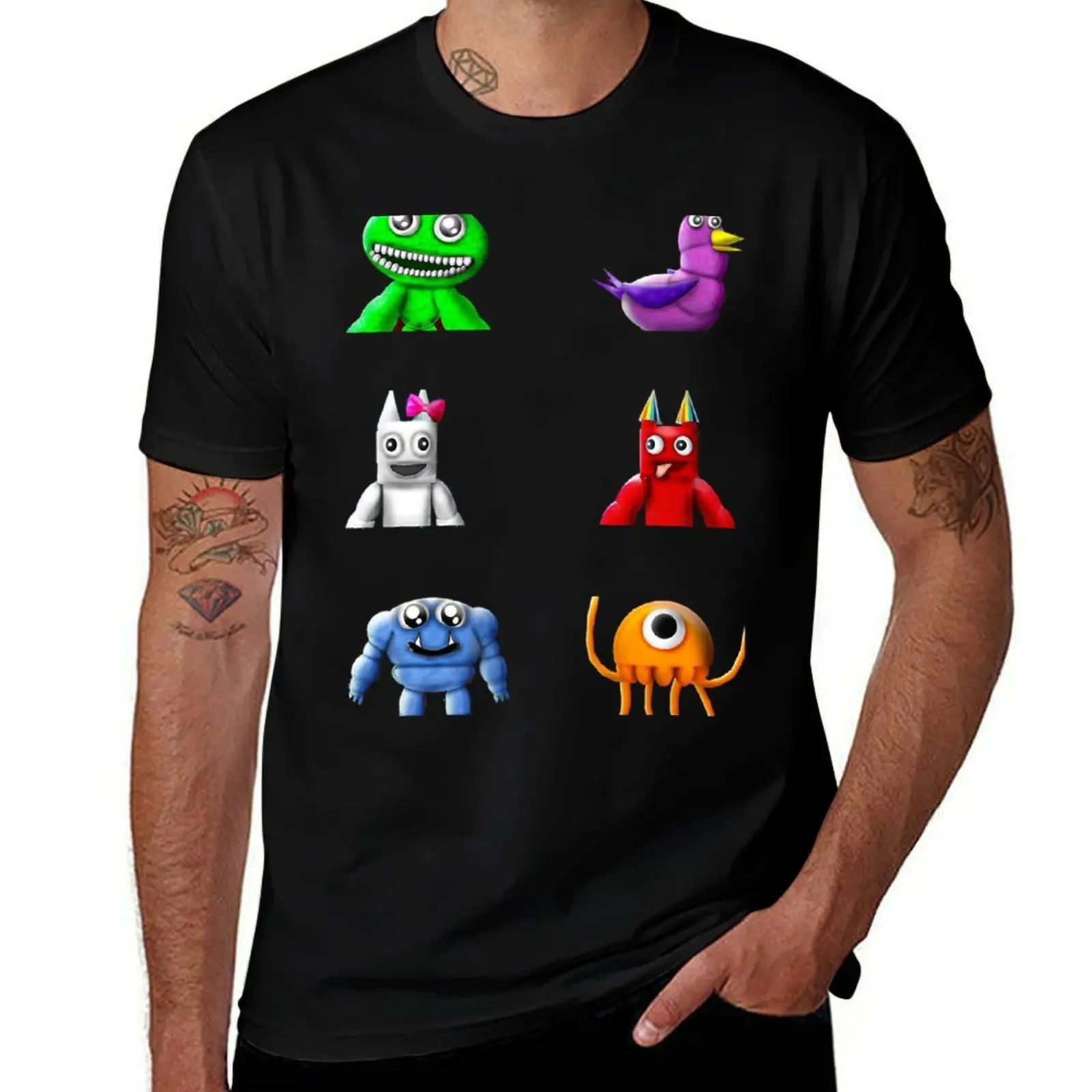 garten of banban garten banban banbanpack banban Active T-Shirt Trendy Print Short Sleeve T-Shirt