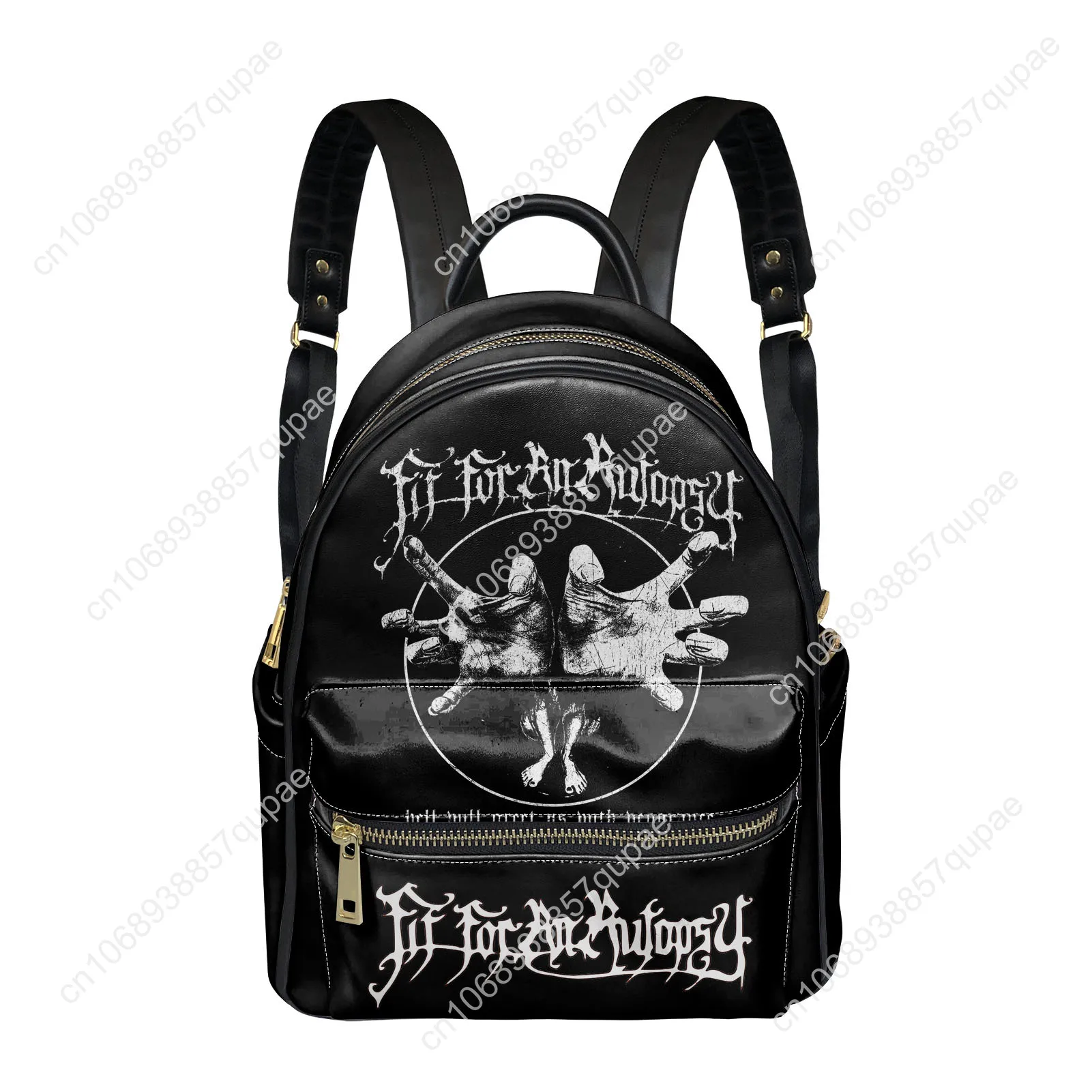Fit for an Autopsy Band Backpack Womens Men Personalized Double Shoulder Bag Business Travel Bookbag Rucksack Gift Daypack