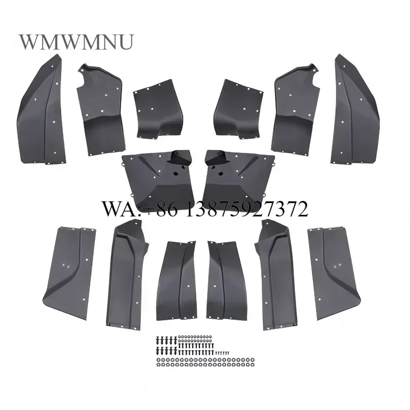 Wmwmnu for Yongjin ATV Parts Extension Splash Mudguard Wheel Fender Combined Eyebrow for Talon 1000X 1000R 1000X-4