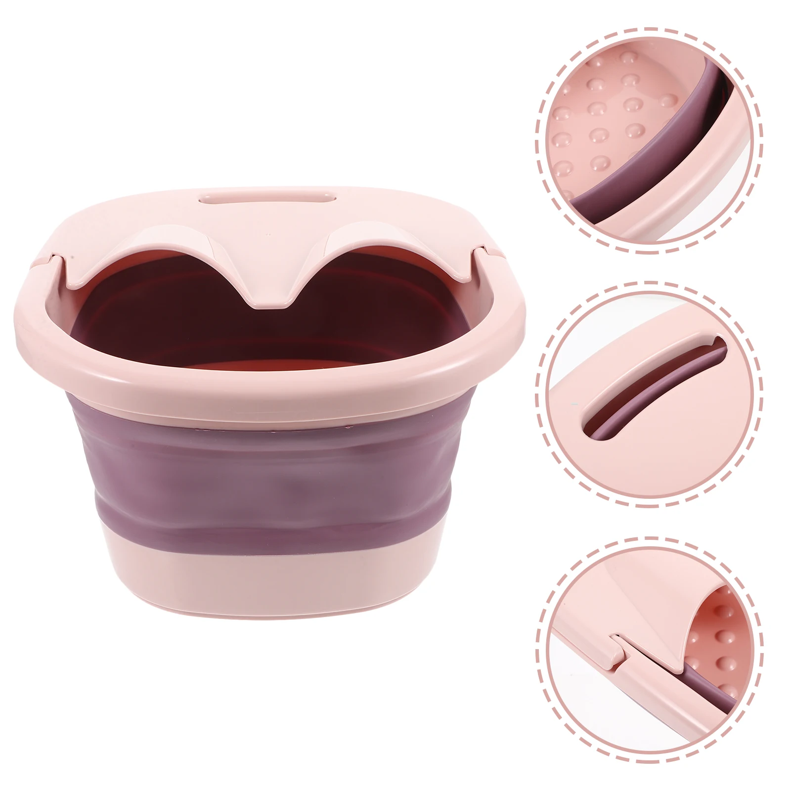 

Foot Bath Portable Tub Foldable Washing Bucket Footbath Soak Massager Soaker Plastic Folding Basin Child Feet