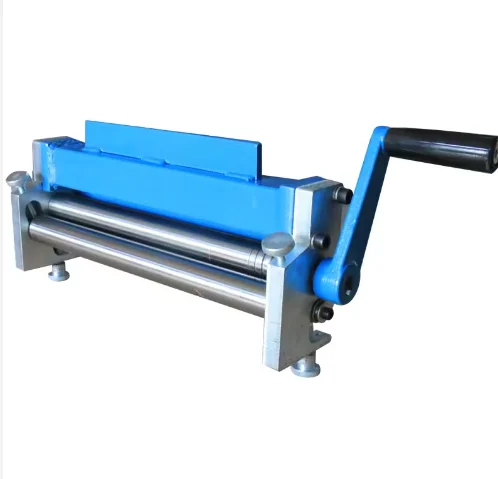 Small Desktop Manual Roll Machine Steel Plate Steel Rod Roll Processing Metal Plate Bending Round Machine