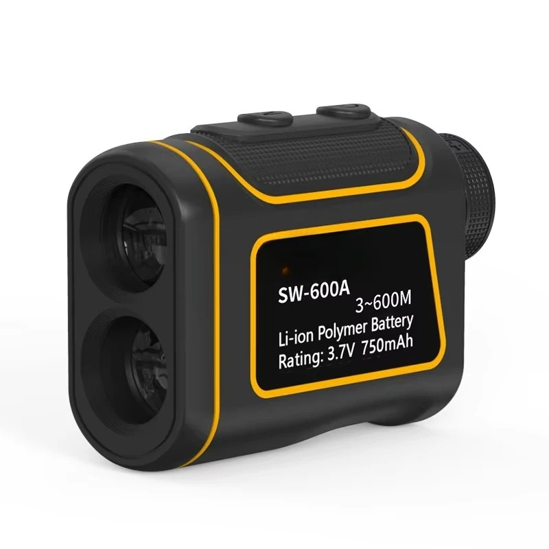 600m Distance Best Speed Meter Telescope Laser Golf Rangefinder 6.0x Magnification IP54 for Distance Measurement