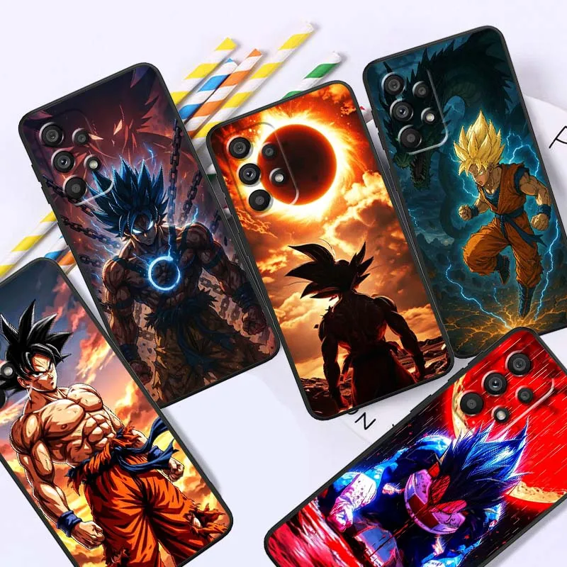 

Dragon Ball Popular Cool Phone Case For Samsung A73 A72 A71 A55 A54 A53 A52 A51 A13 A22 A16 A15 A05s A14 A05 A06 5G Black