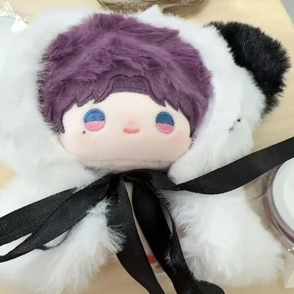 Nuovo 10 cm simpatico cartone animato bambola peluche bianco fantasma mantello giocattoli accessori bambole di pezza di cotone vestire vestiti fai da te ragazza regalo giocattolo
