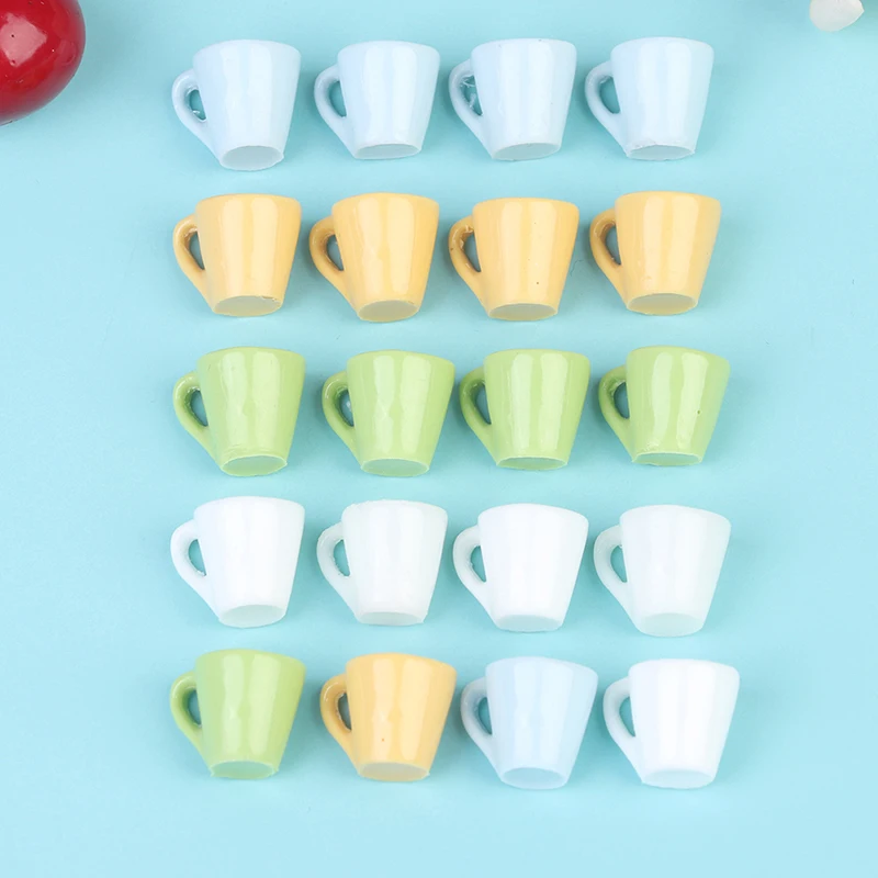 4 個 1:12 ドールハウスミニチュアアクセサリーミニ樹脂マグモデルシミュレーション和風水カップおもちゃドールハウス装飾