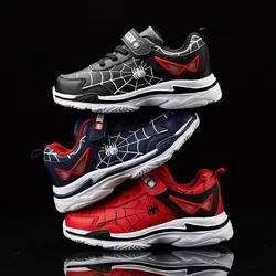 Children's Casual Shoes PU Leather Red Fashion Running Shoes Boys' Shoes Spring Autumn Black Shoes Sneakers Size 26-38