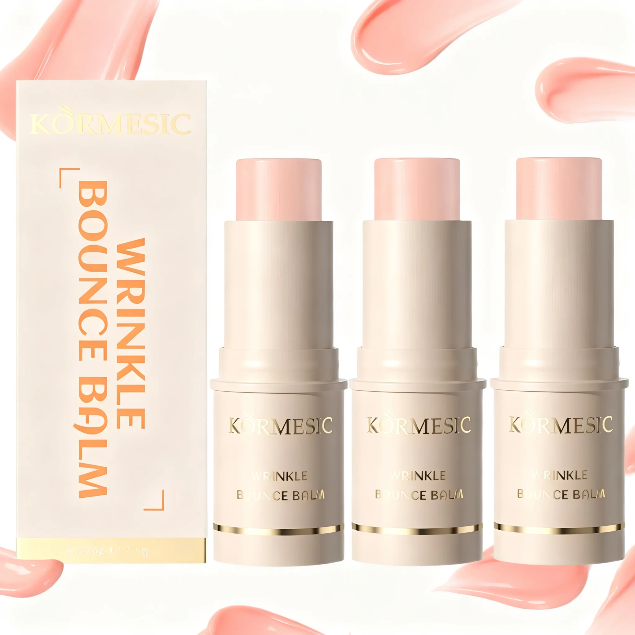 Wrinkle Bounce Balm Stick Hydrating Plumping Facial Moisturizer, Boosts Skin Elasticity for Bouncy Radiant Skin, Face Skin Care