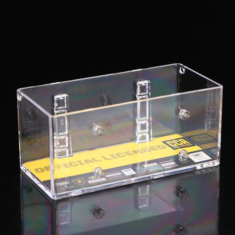 Transparent Acrylic Display Case Fit For 1:64 Mini Size Dust Proof Clear Box Cabinet 1/64 Action Figures Display Box