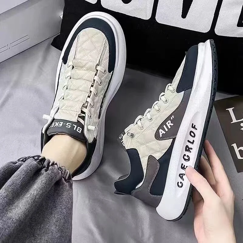 Autumn & Summer PU Leather Men Shoes Fashion Outdoor Sneakers Sports Casual Anti-Slip Waterproof Size 39-44