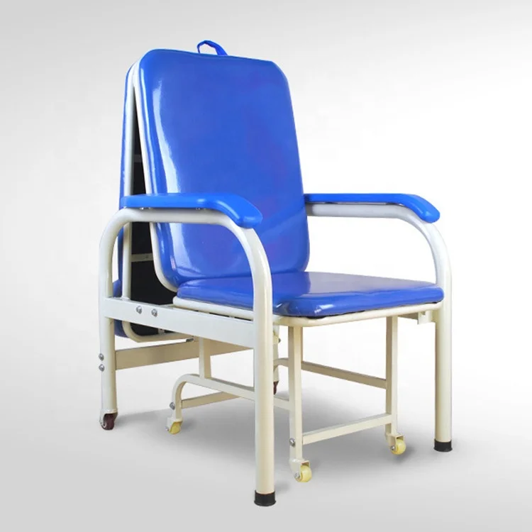 High-quality Hospital Reclining Attendant Chair foldable patient family accompany chair hospital escort chair